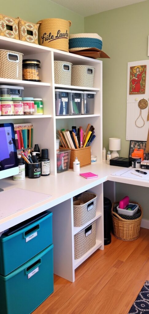 Art Craft Studio Ideas Organized Creative Space