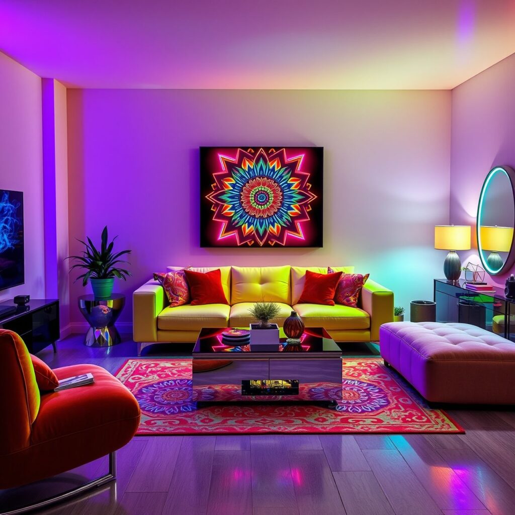 Electric Style Interior High Energy Futuristic Design Tips
