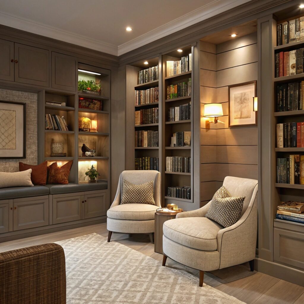 Elegant Home Library Design Create a Cozy Organized Reading Nook