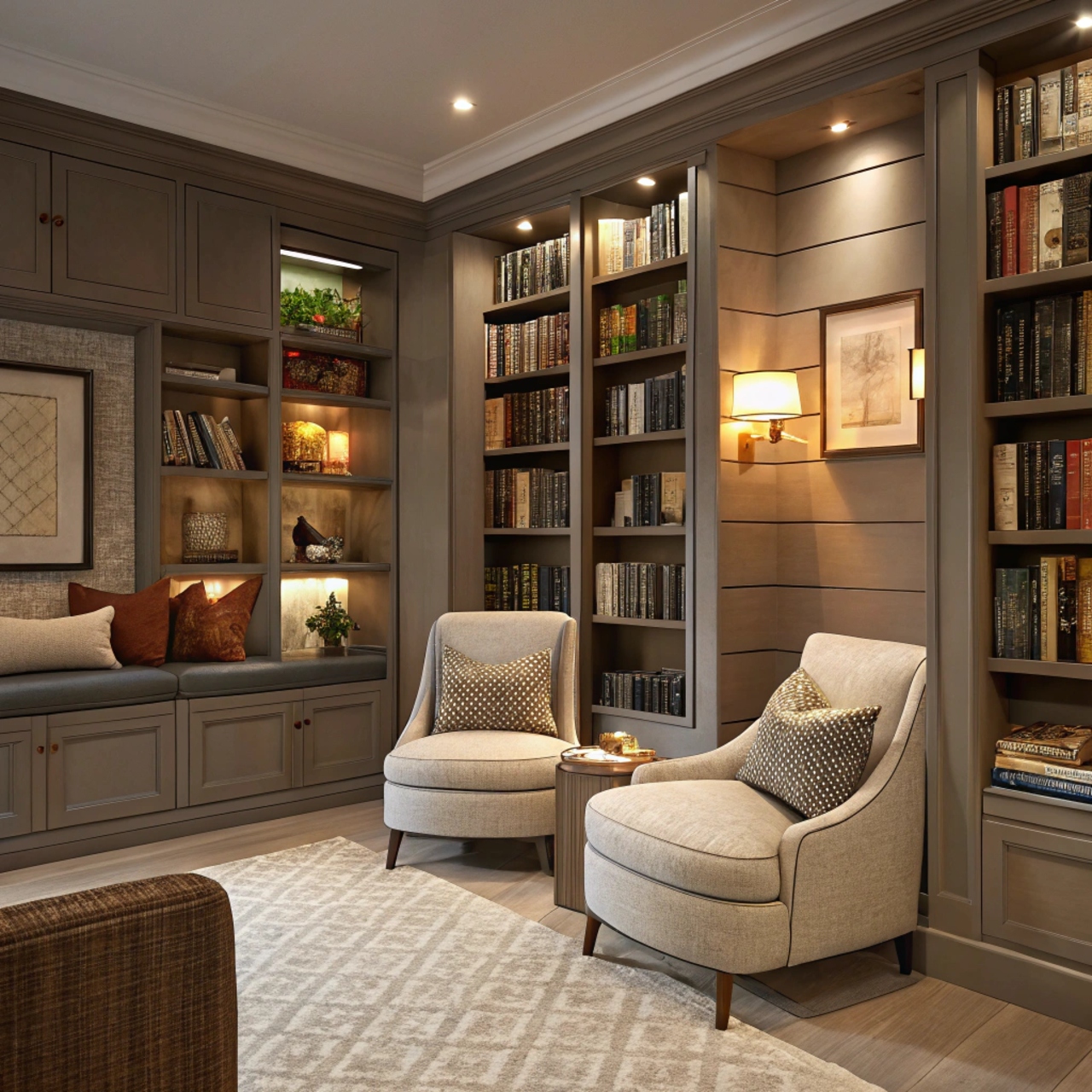 Elegant Home Library Design Create a Cozy Organized Reading Nook