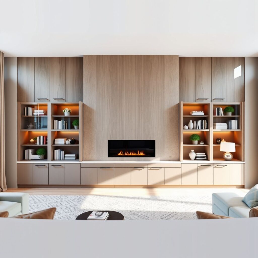 Fireplace Built Ins Modern Design Ideas DIY Tips