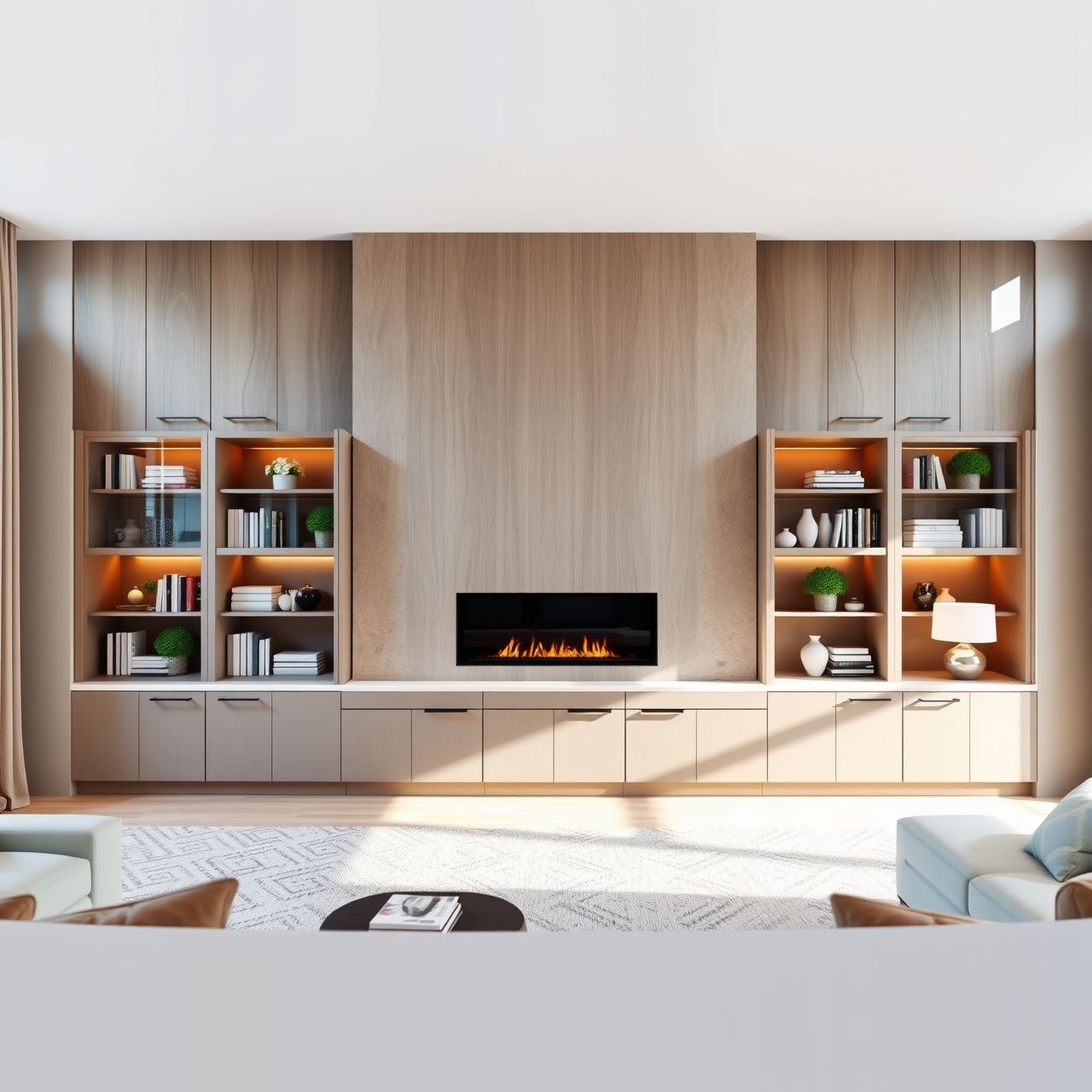Fireplace Built Ins Modern Design Ideas DIY Tips