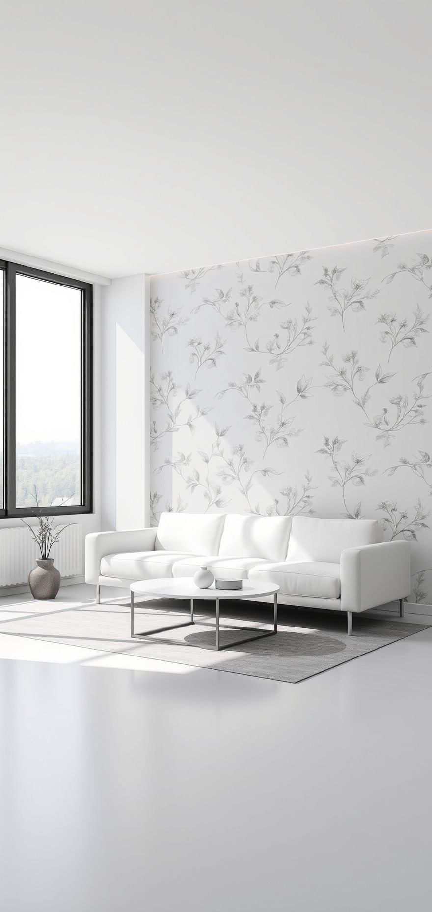 Floral Wallpapers for Modern and Minimalist Interiors
