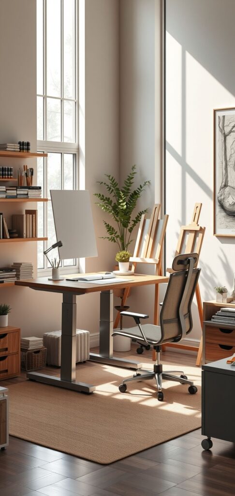 Home Art Studio Furniture Ideas
