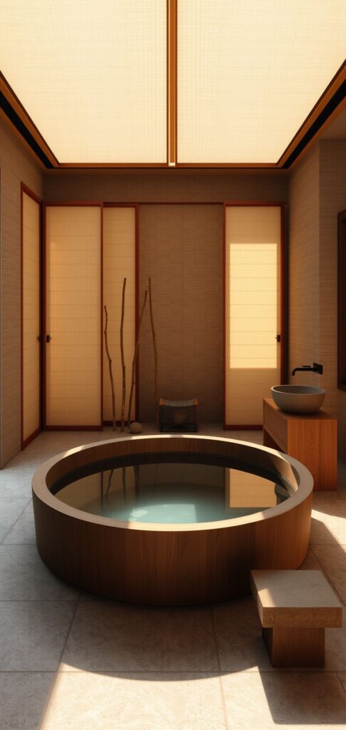 Incorporate a Soaking Tub Ofuro