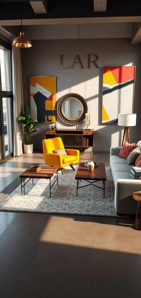 Mixing Modern and Vintage Elements