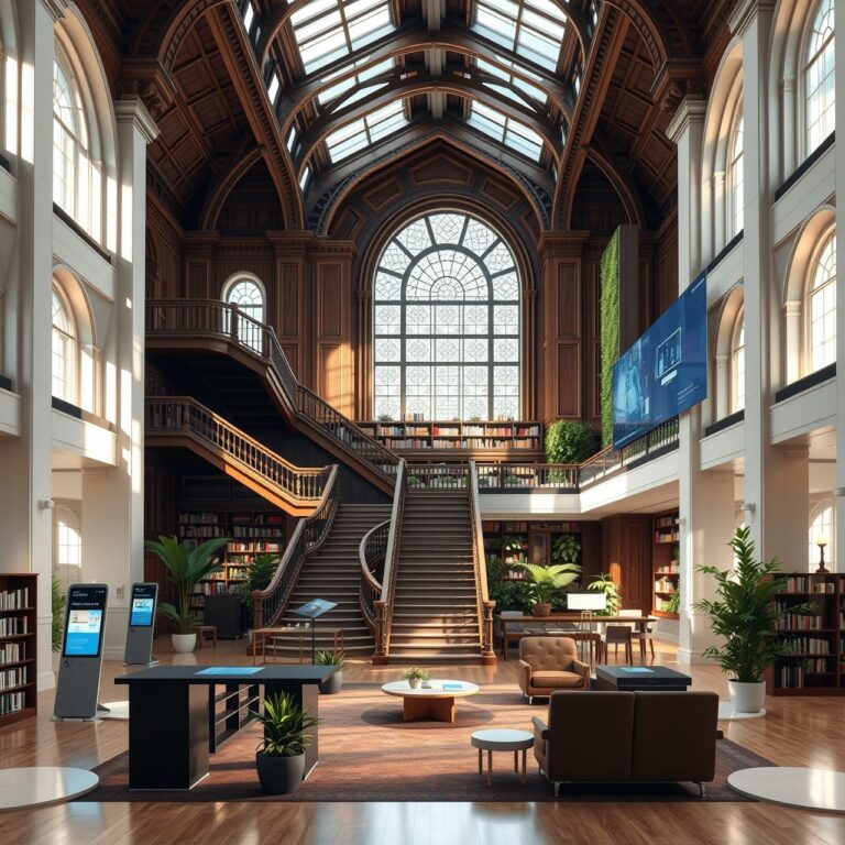 Modern Library Design: Trends & Inspiration for Functional Spaces - Gleew