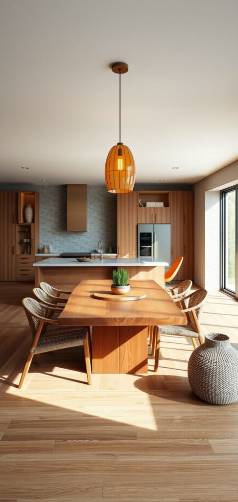 Natural Materials for Warmth Bring Nature Inside