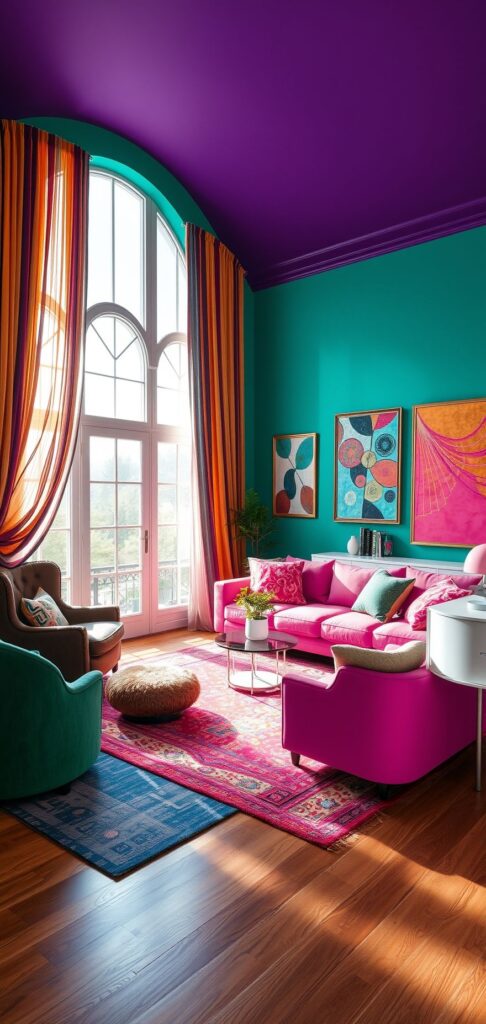 Using Vibrant Colors and Textures