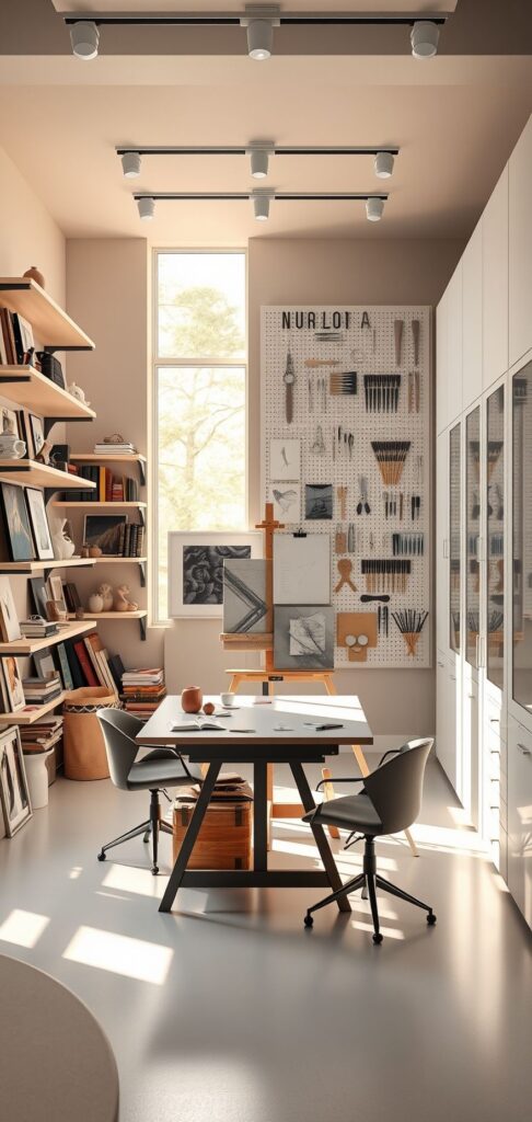 Vertical Space for Storage and Display