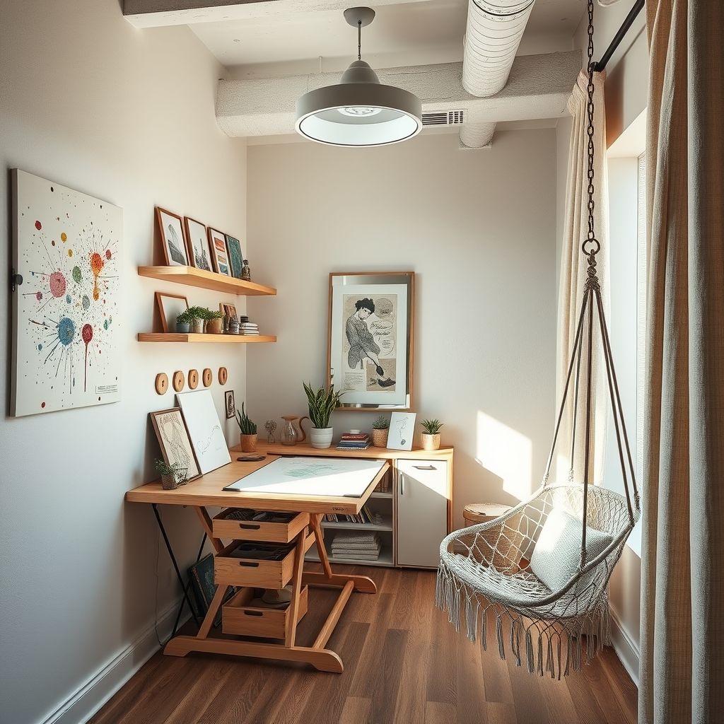 Small-Art-Space-Ideas-Create-a-Compact-Inspiring-Studio